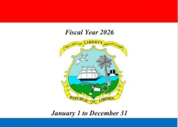 Cover of Liberia’s Draft National Budget FY2026 released by the Ministry of Finance and Development Planning.