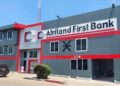 Afriland First Bank Liberia headquarters on Crown Hill, Monrovia, amid growing public concern over alleged financial irregularities and weak oversight.