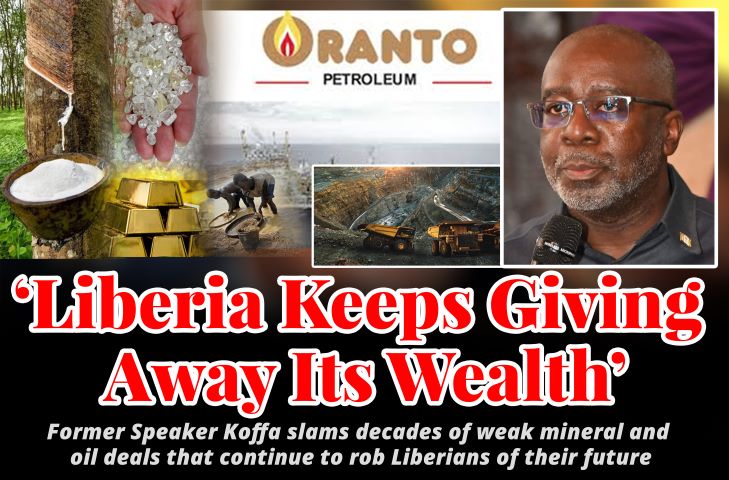 Former Speaker Koffa unleashed a stinging rebuke of President Joseph Nyumah Boakai led government’s handling of the Oranto oil agreement