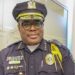 Liberia’s Police Inspector General Gregory Coleman in uniform calls on lawmakers to approve an additional US$12 million to strengthen national police capacity and address critical security gaps.