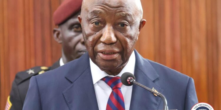 President Joseph Nyuma Boakai announces the creation of a technical committee to address the land dispute in Ganta, Nimba County.