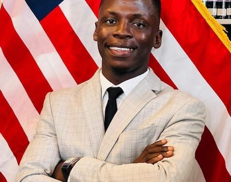 Printiss Domah, Unity Party Nimba Youth Wing Secretary, announces resignation during internal party dispute.
