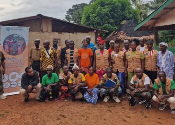 Community leaders participate in SDI’s capacity-building workshop on land and forest governance in Liberia.