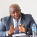 Finance Minister Augustine Ngafuan speaking during a policy discussion in Monrovia