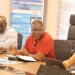 NaFAA Acting Director General J. Cyrus Saygbe inaugurates Liberia’s National Multi-Stakeholder Group during a FiTI transparency workshop in Monrovia