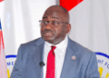 A Liberian political leader speaking during a public address while warning about rising lawlessness following the Red Light eviction clashes.