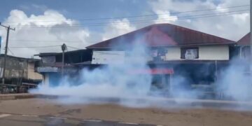 teargas