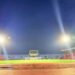 New LED floodlights illuminating SKD Sports Complex in Paynesville