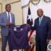 A President Mustapha Raji calls for appointment of Liberian football legend as sports ambassador during CAF coaching course ceremony.
