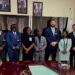 Liberian Foreign Minister Sara Beysolow Nyanti and U.S.-backed investor delegation during high-level energy talks at the Ministry of Foreign Affairs in Monrovia.