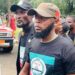 CDC youth leader Alvin C. Wesseh at a public gathering during tribute remarks for fallen student activist Varney A. Jarsey.