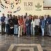Group of international journalists and CGIAR scientists at ILRI campus in Nairobi during a field and laboratory tour on agricultural research and innovation