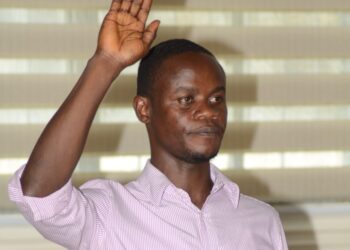 Edwin T.K. Dolo after being elected vice president of the Sports Writers Association of Liberia