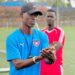 Grand Bassa head coach Muctaar Fofana during training ahead of the National County Sports Meet clash against Grand Cape Mount.