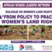 AWLN-Liberia to Host a Dialogue on Women’s Land Rights