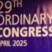 Backdrop of the LFA 29th Ordinary Congress held on April 12, 2025.
