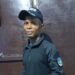 Liberia National Police officer Parjibo Reagan Neewray in uniform, photographed before allegations surfaced linking him to attempts to compromise a rape case.