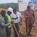 Edward W. Karfiah and engineers at the Green Guard Eco Solutions project site during the launch of Liberia’s waste-to-energy initiative.