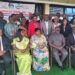 Participants pose for a group photo at the MRU regional workshop in Monrovia after adopting a communiqué on transboundary water governance