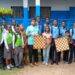 Students from four schools pose with chess boards during the interschool chess tournament hosted by Isaac A. David Memorial High School in Paynesville