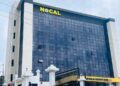 The newly opened headquarters of the National Oil Company of Liberia (NOCAL) in Monrovia.