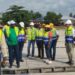 EU, NAO and RREA assessment team inspecting Light Up South East electrification works in Buchanan