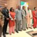 A delegation of NEC-Liberia, lawmakers, Law Reform Commission, and UNDP officials pose for a group photo after returning from a study tour on electoral reforms in Ghana