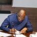 Central Bank of Liberia officials and executives from MTN Mobile Money and Orange Money signing participation agreements to enhance Liberia’s Instant Payment System.