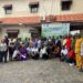 Participants, including EPA officials, CI-Liberia representatives, and local NGOs, pose for a group photo at the launch of Liberia’s Natural Capital Accounting Small Grant Program in Monrovia.