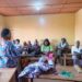 Women and young girls receive vocational sewing training at the Liberia Opportunity Industrialization Center in Gbarnga, Bong County.