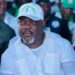 Deputy Speaker Thomas P. Fallah wearing a white cap during a public political event in Liberia