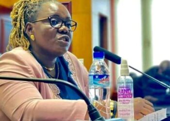 Former Public Works Minister Ruth Cooker Collins