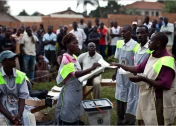 Ugandan election officials conduct voting preparations ahead of the 2026 presidential election