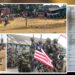 Residents present images of barbed wire fencing and military presence amid a land dispute near the 72nd Barracks in Paynesville.