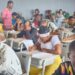 University of Liberia applicants seated in a crowded classroom writing the entrance examination in Monrovia.