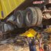 Truck crash scene highlighting Liberia’s growing road safety crisis
