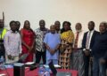 Officials and partners attend LACRA’s National Agriculture Traceability Steering Committee meeting on EU deforestation compliance in Monrovia.