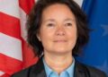 European Union Ambassador to Liberia Nona Deprez speaks on the €42 million Light Up South East (LUSE) energy program.