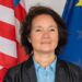 European Union Ambassador to Liberia Nona Deprez speaks on the €42 million Light Up South East (LUSE) energy program.