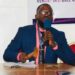 SWAL President Varmah Kamara addressing an extraordinary congress in Paynesville