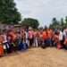 Women beneficiaries and partners gather in Nyehn Town, Todee District, during a World Bank-funded Liberia Women’s Empowerment Project activity in Rural Montserrado.