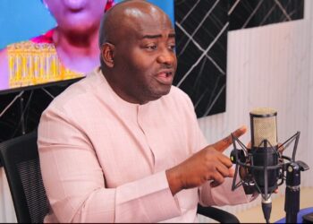 Musa Hassan Bility speaks during a radio interview criticizing President Boakai’s State of the Nation Address.