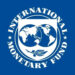 International Monetary Fund logo on blue background