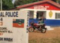 Wenneh Town Police Depot in Kakata, Margibi County, where police are investigating an alleged rape case