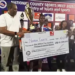 Nimba County receives championship prize check at Liberia National County Sports Meet