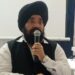 Businessman Upjit Singh Sachdeva speaks at Suehn Legacy Circle gala announcing L$3 million donation to rebuild Suehn Industrial Academy