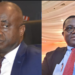 Unity Party diaspora leaders in the United States during political event amid ports bill dispute.
