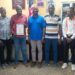 Officials at the National Archives of Liberia during the launch of the five-year modernization strategic plan