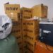 Relief supplies prepared by LRRRC under an African Union–backed aid program for refugees and flood victims in Liberia