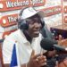Bong County Senator Prince Kermue Moye speaking on Premium FM in Gbarnga